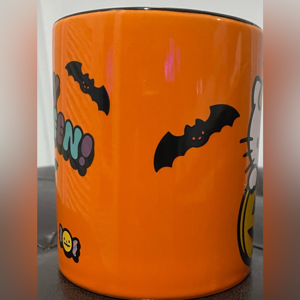 Sanrio Hello Kitty Happy Halloween Orange Pumpkin Mug - Picture 3 of 5